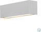 Nowodvorski Straight Modern Lamp Wall with Socket E14 White 26x7cm