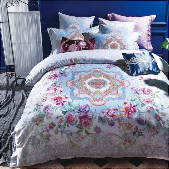 Fennel Комплект Плик за Завивка Памучен Кинг Сайз с 2 Калъфки 220x240 DC-300L-220240-002 Многоцветен