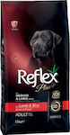 Reflex Plus Adult Medium/Large 3kg Ξηρά Τροφή για Ενήλικους Σκύλους Μεσαίων & Μεγαλόσωμων Φυλών με Αρνί και Ρύζι