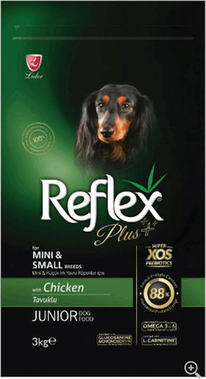 Reflex Plus Пълна Храна За Кученца Малки Породи Пилешко Месо 3 Кг