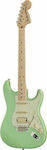 Fender Ηλεκτρική Κιθάρα American Performer με HSS Διάταξη Μαγνητών και Tremolo Ταστιέρα Maple σε Χρώμα Satin Surf Green