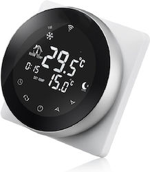 Hysen HY04-B Wi-Fi Ψηφιακός Θερμοστάτης Χώρου Smart με Οθόνη Αφής και Wi-Fi