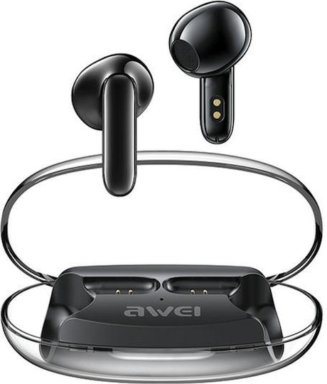 Awei T85 ENC In-Ear Bluetooth-Freisprecheinrichtung Kopfhörer mit Schweißresistenz und Ladeetui Schwarz