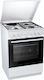 Gorenje Κουζίνα 71lt με Εστίες Υγραερίου & Ρεύματος Π60εκ. Λευκή