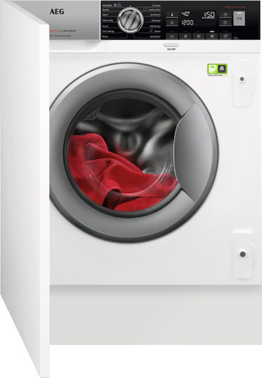 AEG L8FBE48SI Εντοιχιζόμενο Πλυντήριο Ρούχων 8kg με Ατμό 1400 Στροφών