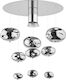 Nowodvorski Salva A Modern Metal Ceiling Light with Socket GU10 Silver