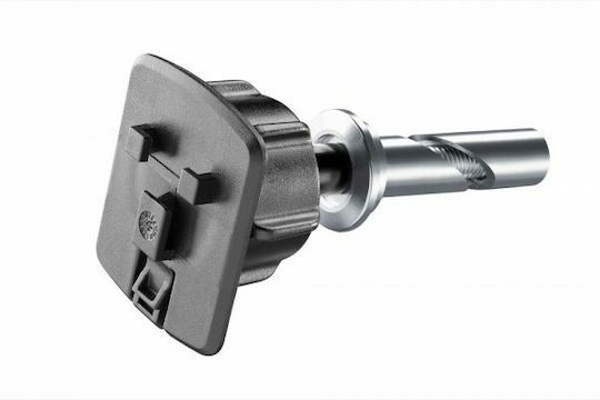 Interphone Steering Head Mount from 15 mm Βάση GPS Μοτοσυκλέτας με Θήκη για την Τιμονόπλακα