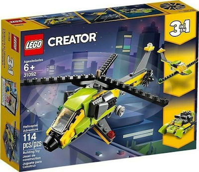 Lego Creator 3 în 1 Helicopter Adventure pentru 6+ Ani 114buc