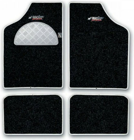 Simoni Racing Set Covorașe Față și Spate Universal 4buc din Covor Negre