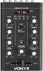 Vonyx STM500BT Αναλογικός Μίκτης 2 Καναλιών & Bluetooth