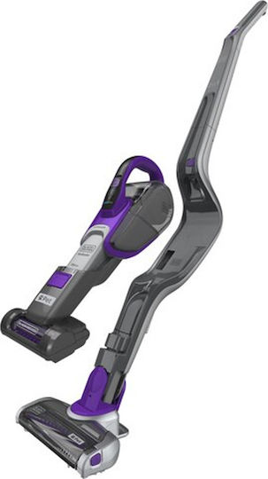 Black & Decker SVJ520BFSP Wiederaufladbar 2-in-1 Staubsauger Stick & Handgerät 18V Lila