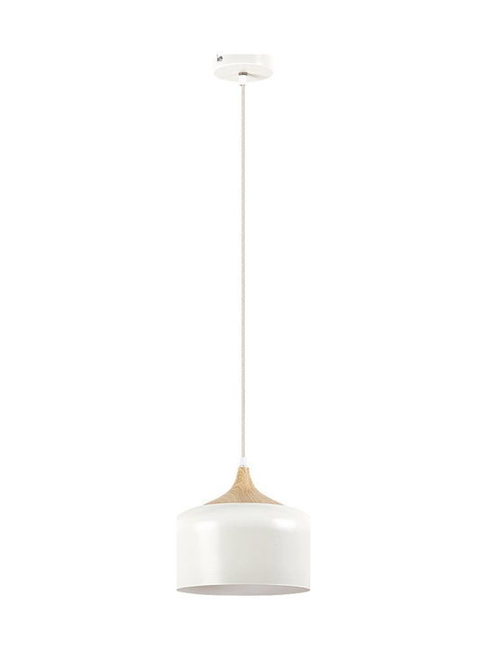 Rabalux Pendant Light Single-Light for Socket E27 White