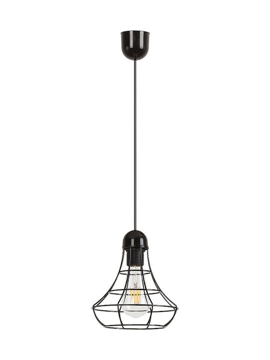 Rabalux Pendant Light Single-Light for Socket E27 Black