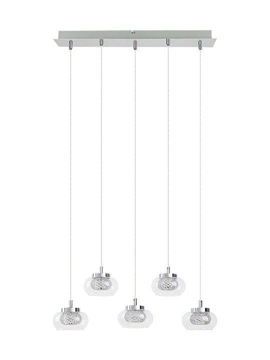 Rabalux Karissa Pendant Light Silver LED