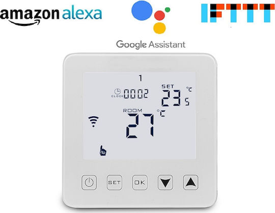 Hysen HY08-1 Smart Digital Thermostat with Touch Screen και Wi-Fi