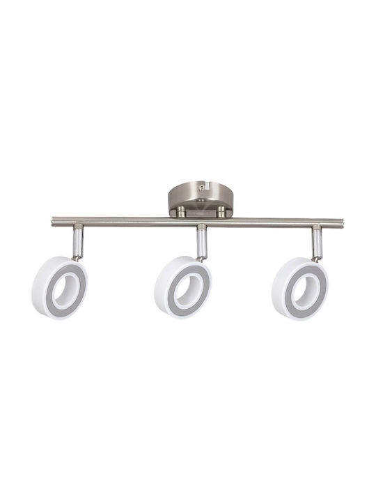 Rabalux Triple LED Natural White Spot in Silver Color 5941