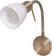 Rabalux Classic Lamp Wall Socket with Socket E14 and Switch Bronze 8x20cm