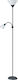 Rabalux Action Floor Lamp H178xW24.2cm. with Socket for Bulb E27 Black