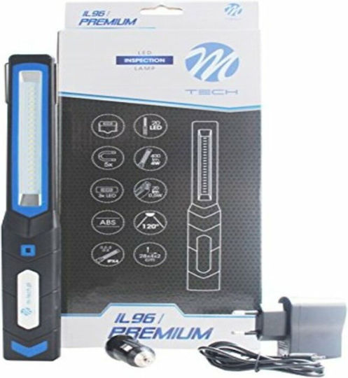 M-Tech Battery Workshop Light LED Dual Function with Brightness up to 400lm Premium