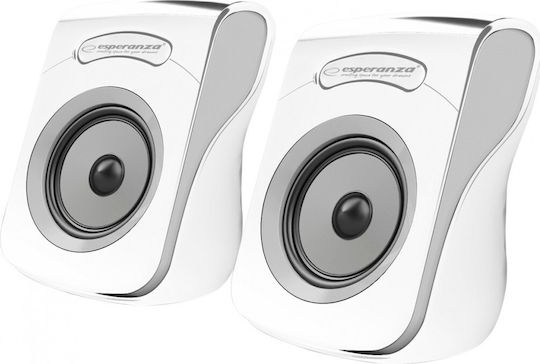 Esperanza EP140WE 2.0 Speakers 6W White