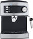 Blaupunkt CMP301 Espressomaschine 850W Druck 15bar Silber