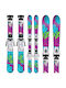 K2 Luvbug Children's Ski Boots in Purple Color with Bindings Marker FDT 7.0