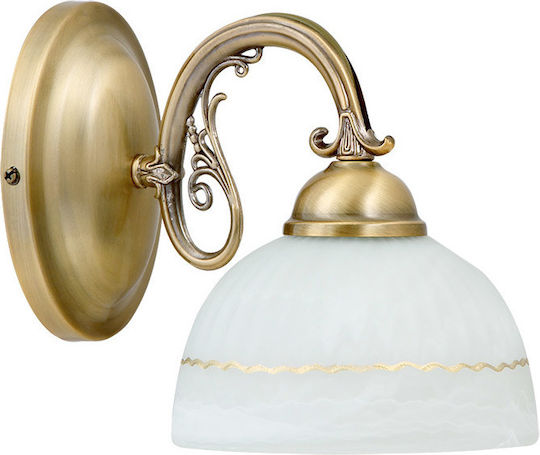 Rabalux Lossi Classic Lamp Wall with Socket E27 Gold 9cm
