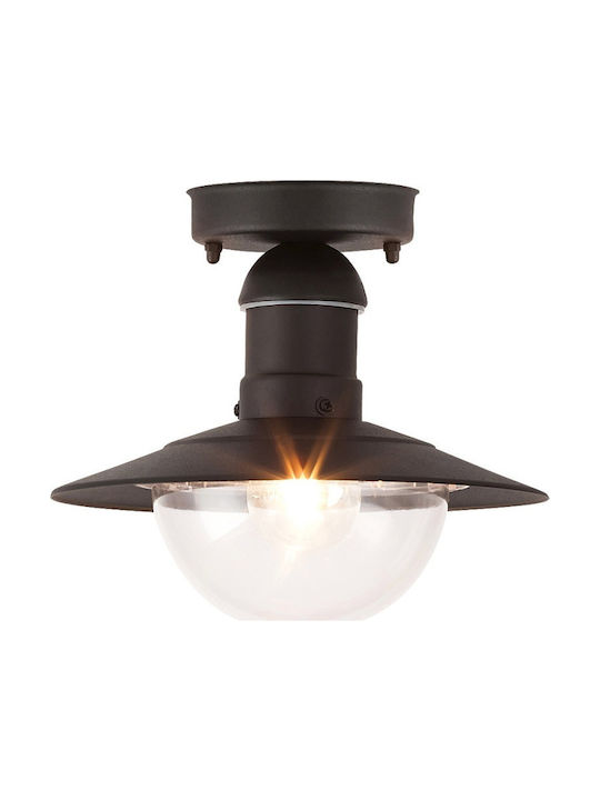 Rabalux Oslo Ceiling Mount Light Bathroom Black