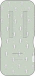 X-treme Baby Αντιιδρωτικό Στρώμα Καροτσιού Cactus 37x80εκ. Green