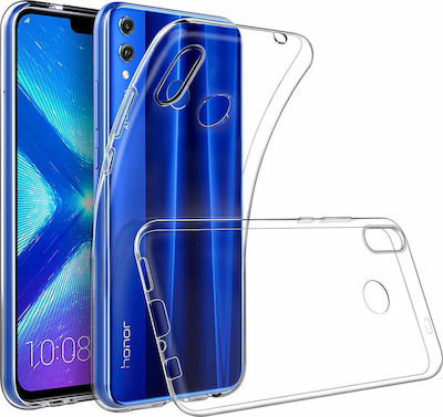 Coperta din spate Silicon Transparent (Honor 8X)