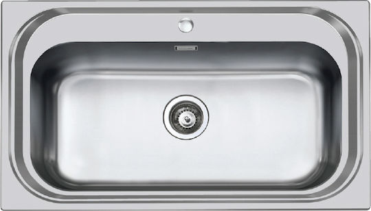 Foster 1000 Drop-In Inox Μ86xΠ50cm Silver