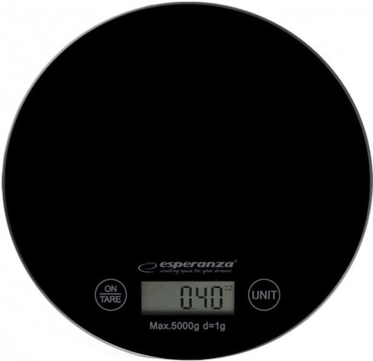 Esperanza Mango Ψηφιακή Ζυγαριά Κουζίνας έως 5kg Black