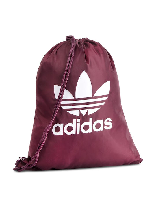 Adidas Trefoil Τσάντα Πλάτης Γυμναστηρίου Κόκκινη