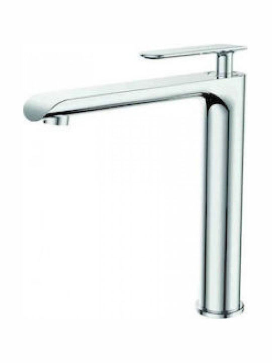 Gloria Planet Alta Mixing Tall Sink Faucet Silver