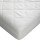 Vesta Home Double Quilted Mattress Cover Fitted Μινέρβα White 150x200cm