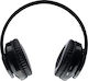 Crystal Audio BT-02 Wireless / Wired On Ear Headphones with 8 hours of Operation Black