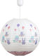 Rabalux Cathy Single Bulb Kids Lighting Pendant of Paper with Drive Size E27 40x47cm