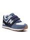 Classic Kinder Sneakers mit Klettverschluss Marineblau