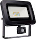 Elmark Vega20s Waterproof LED Flood Light 20W Cold White 5500K with Motion Sensor IP65