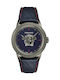 Versace Watch Battery with Blue Leather Strap VERD00118