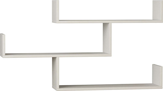 Raft Perete Tiber Alb 120x22x67cm