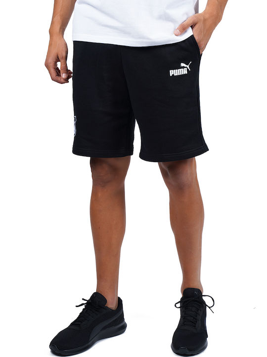 Puma Essential 10" Bermudas Sweat Short Pantaloni scurți sport bărbați Negru