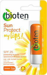 Bioten Sun Protect My Lips! Protecting Lip Balm Sonnenschutzmittel Stick Für die Lippen SPF25 4.8gr