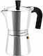 Monix M620001 Stovetop Espresso Pot for 1Cups Inox Silver