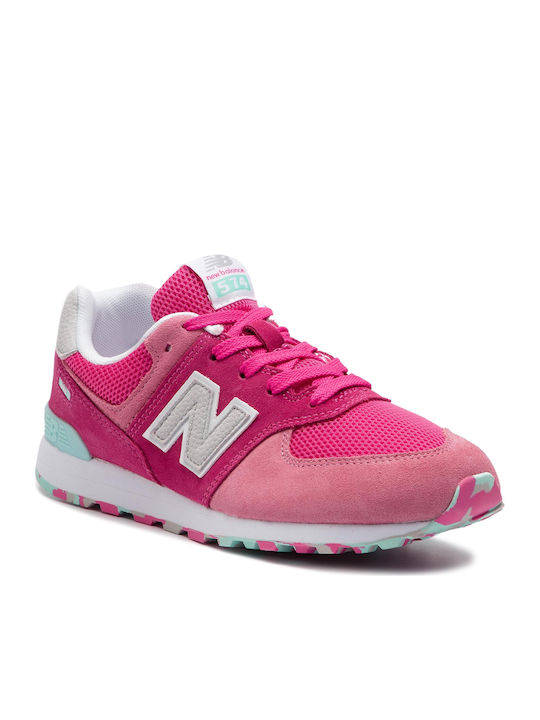 New Balance 574 Kids Sneakers Fuchsia
