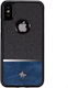 WK Carlo Задна Корица Пластмаса Черен iPhone X / XS