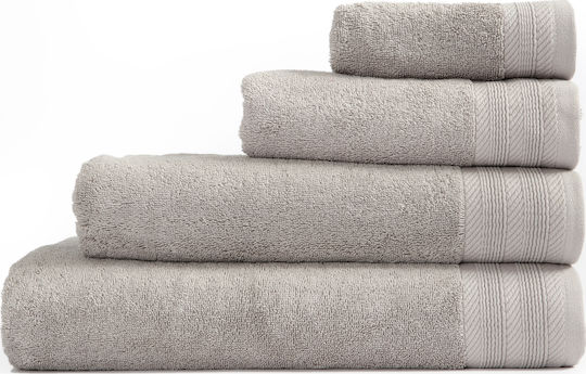 Nef-Nef Homeware Hand Towel 30x50cm Grey Weight 550gr/m²
