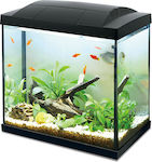 Hailea K-45 Aquarium mit einer Kapazität von 45Es mit Beleuchtung, Filter und 44.5x29x44.7cm. Schwarz