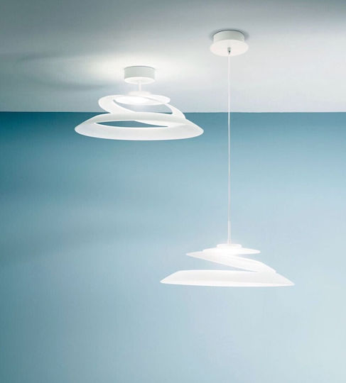 Fabas Luce Aragon Висящо Осветително Тяло Бял 53x200см.