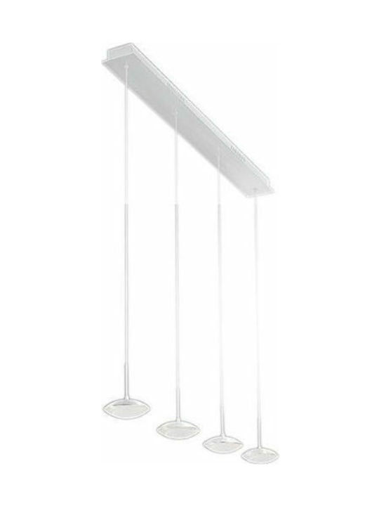 Fabas Luce Hale Pendant Chandelier Rail Silver